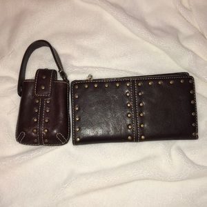 Michael kors wallet and key holder